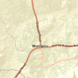 Morogoro Street Map