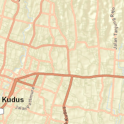 Kabupaten Kudus Street Map
