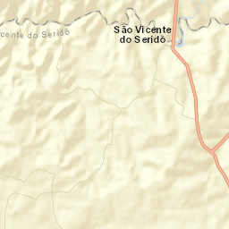 São Vicente do Seridó Street Map