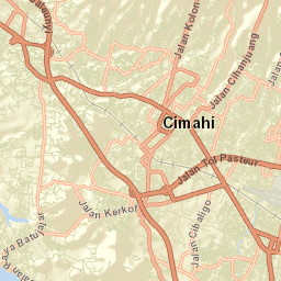 Kota Cimahi Street Map