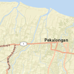 Kota Pekalongan Street Map