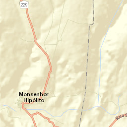 Monsenhor Hipólito Street Map