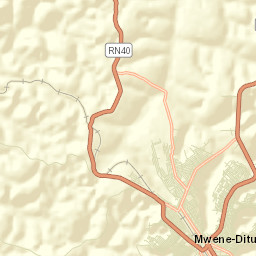 Mwene-Ditu Street Map