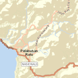 Pelabuhanratu Street Map