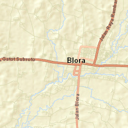 Blora Street Map