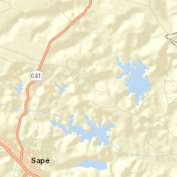 Sapé Street Map