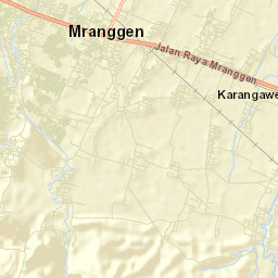 Mranggen Street Map