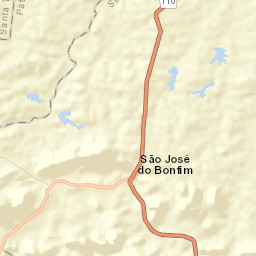 São José do Bonfim Street Map