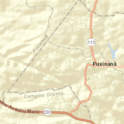 Puxinanã Street Map