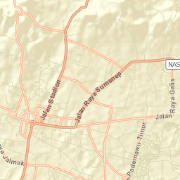 Pamekasan Street Map