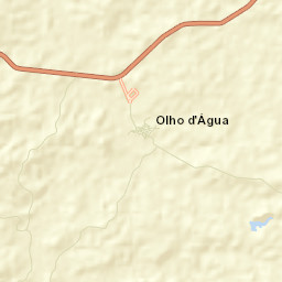 Olho d'Água Street Map