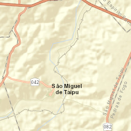 São Miguel de Taipu Street Map