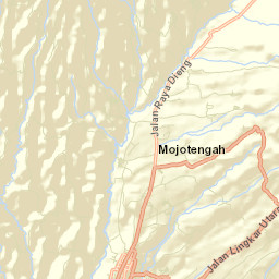 Kabupaten Wonosobo Street Map