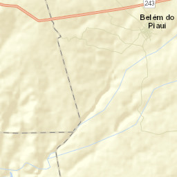 Belém do Piauí Street Map