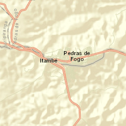 Pedras de Fogo Street Map