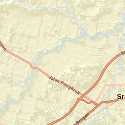 Kabupaten Sragen Street Map