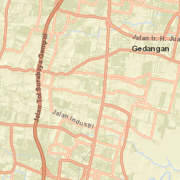 Sidoarjo Street Map