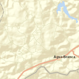 Água Branca Street Map