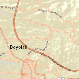 Boyolali Street Map