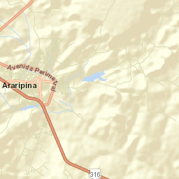 Araripina Street Map