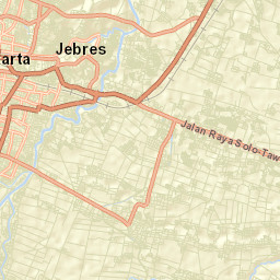 Surakarta Street Map