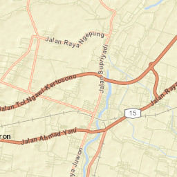 Kertosono Street Map