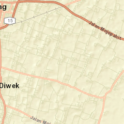 Kabupaten Jombang Street Map
