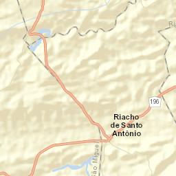 Riacho de Santo Antônio Street Map