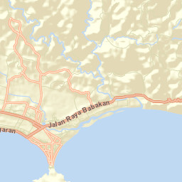 Kabupaten Pangandaran Street Map