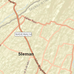 Kabupaten Sleman Street Map