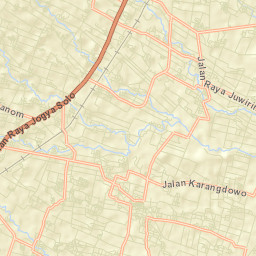 Ceper Street Map