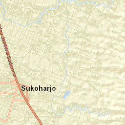Kabupaten Sukoharjo Street Map
