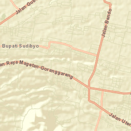 Kabupaten Magetan Street Map