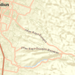 Kota Madiun Street Map