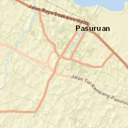 Kota Pasuruan Street Map