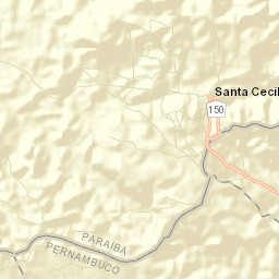 Santa Cecília Street Map