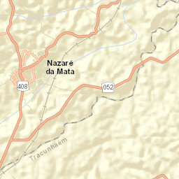 Nazaré da Mata Street Map