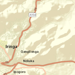 Iringa Street Map