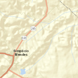 Simplício Mendes Street Map
