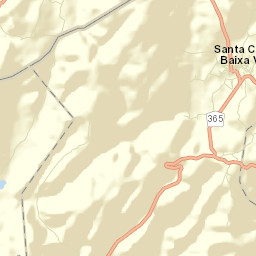 Santa Cruz da Baixa Verde Street Map