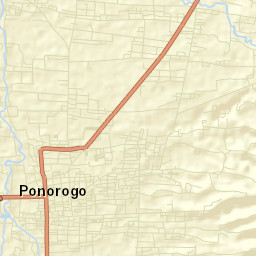 Ponorogo Street Map