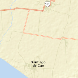 Santiago de Cao Street Map