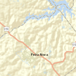Feira Nova Street Map
