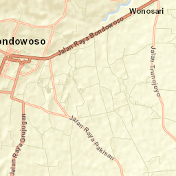 Bondowoso Street Map