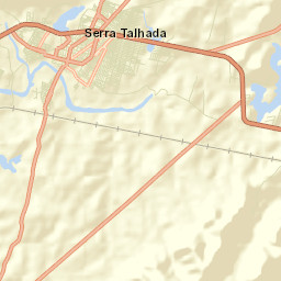 Serra Talhada Street Map