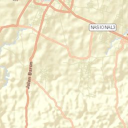 Kabupaten Gunung Kidul Street Map