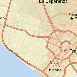 Trujillo Street Map