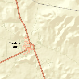 Canto do Buriti Street Map