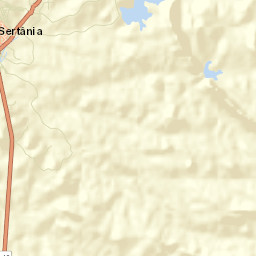 Sertânia Street Map