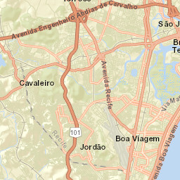 Jaboatão dos Guararapes Street Map